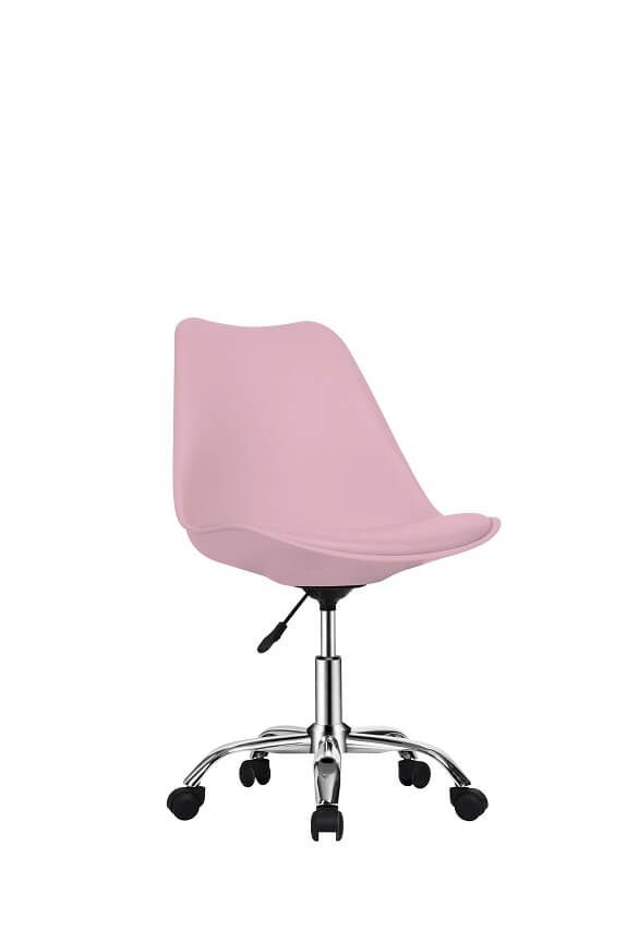 Furniture Link Urban Pink Swivel Chair in Pair