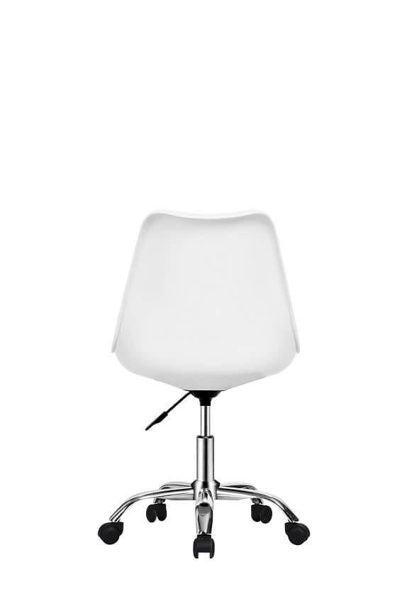 Furniture Link Urban White Swivel Chair in Pair