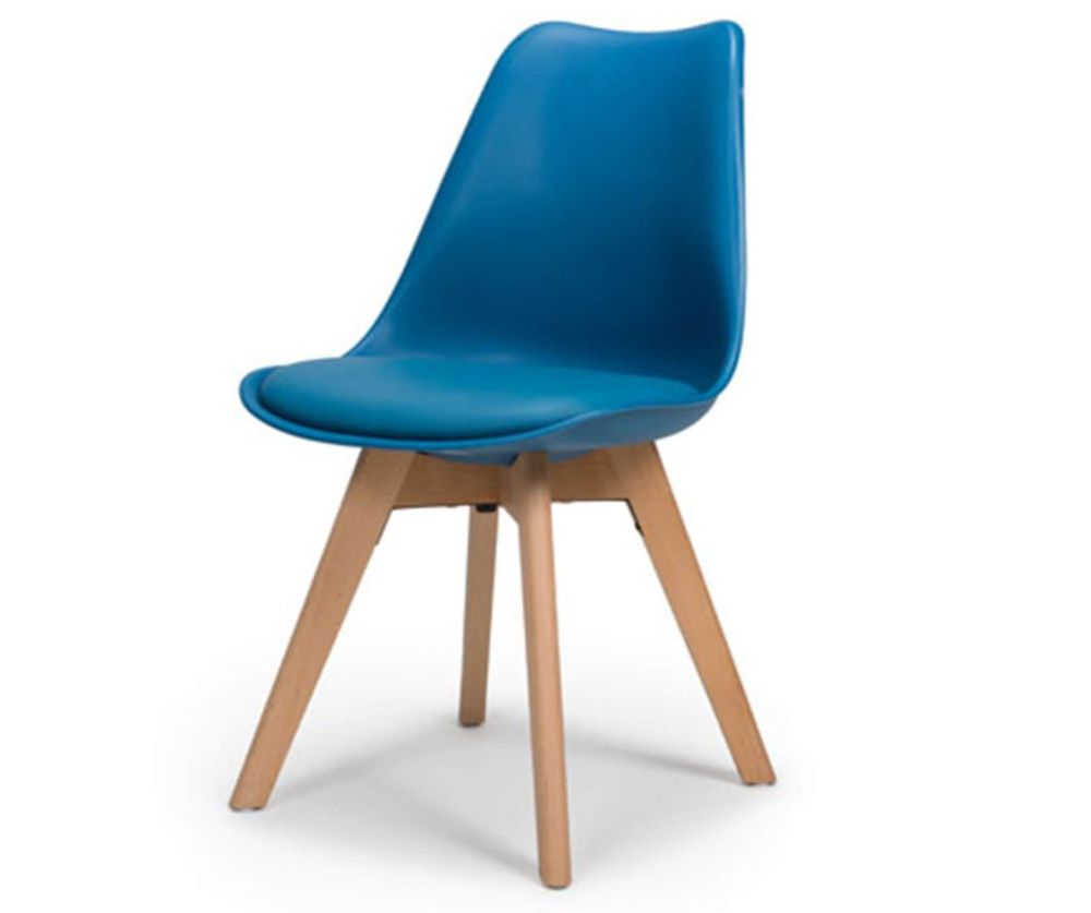 Furniture Link Urban Blue Dining Chair in Set of 4