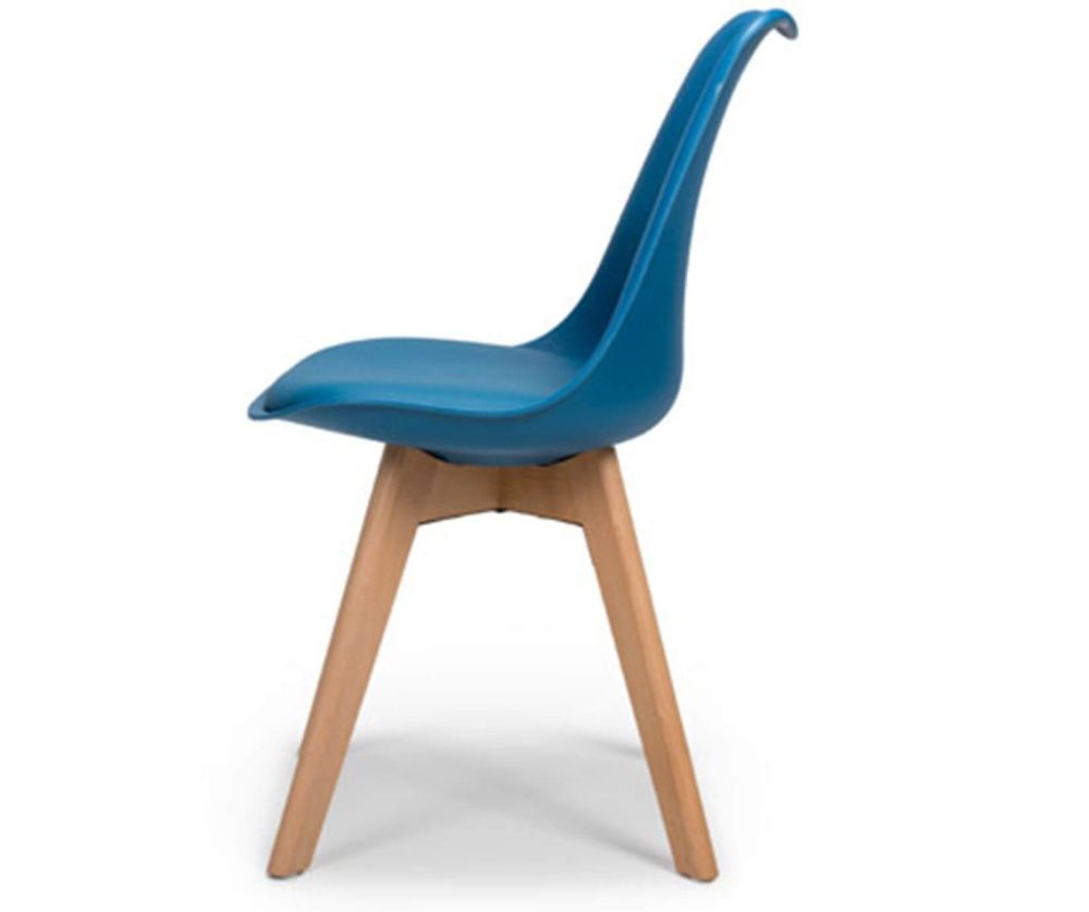 Furniture Link Urban Blue Dining Chair in Set of 4