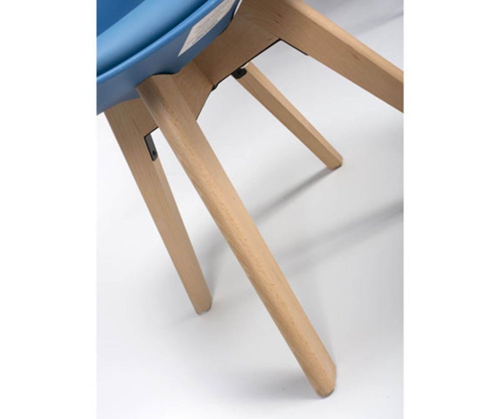 Furniture Link Urban Blue Dining Chair in Set of 4