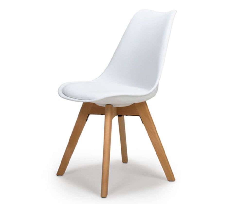 Furniture Link Urban White Dining Chair in Set of 4