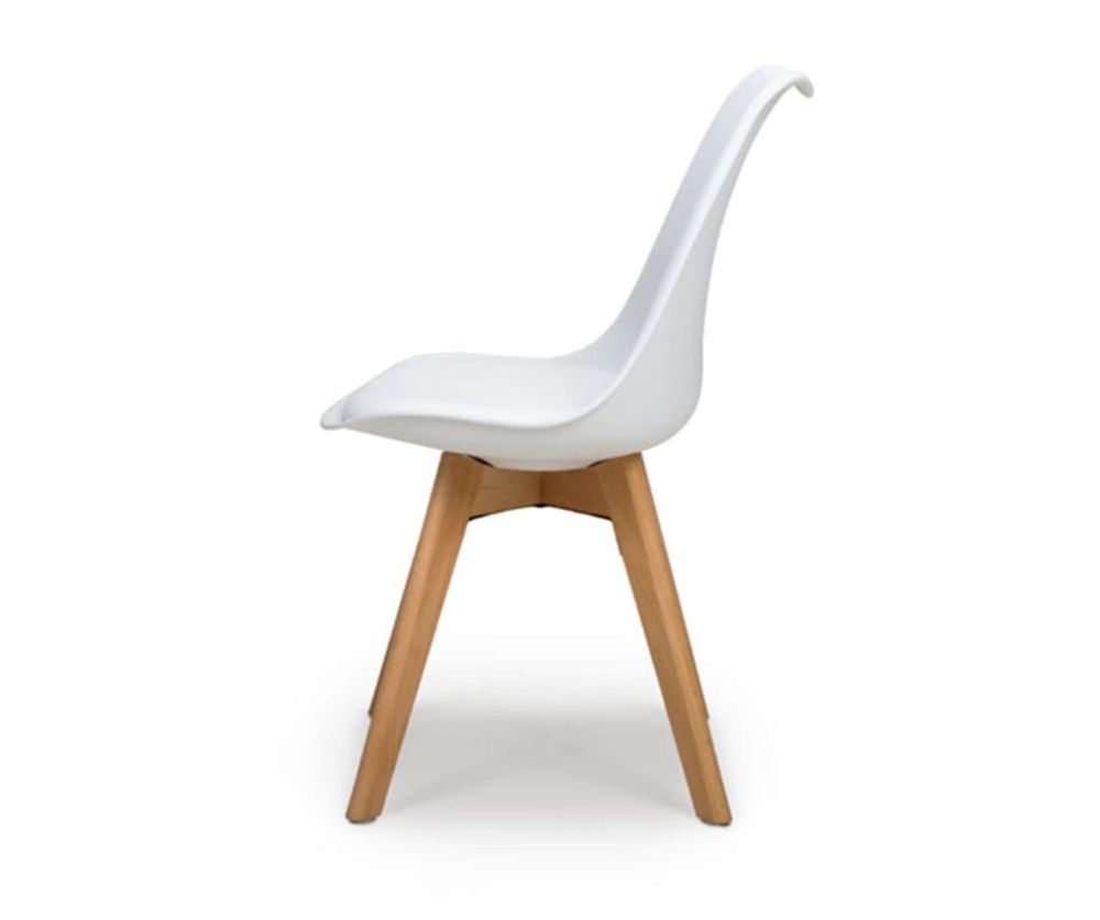 Furniture Link Urban White Dining Chair in Set of 4