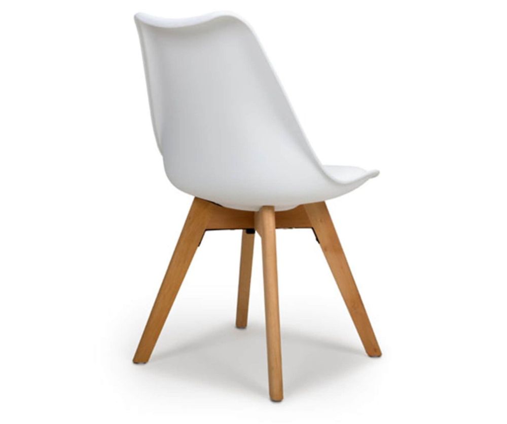 Furniture Link Urban White Dining Chair in Set of 4