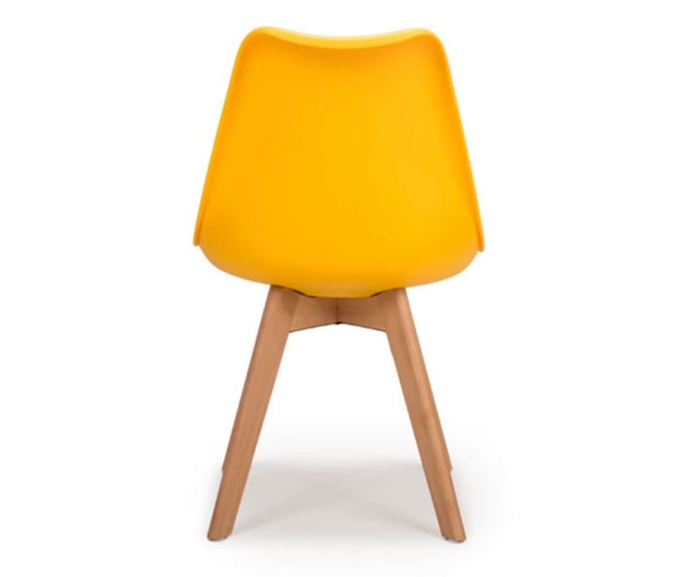 Furniture Link Urban Yellow Dining Chair in Set of 4