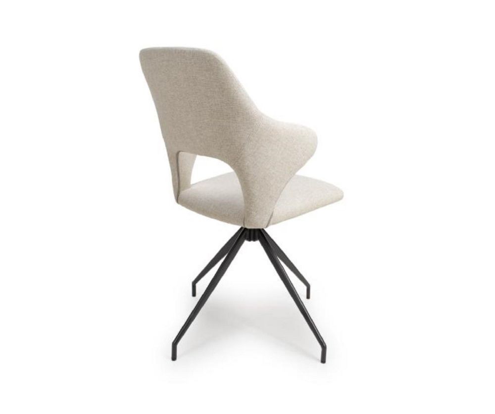 Furniture Link Velda Natural Dining Chair in Pair
