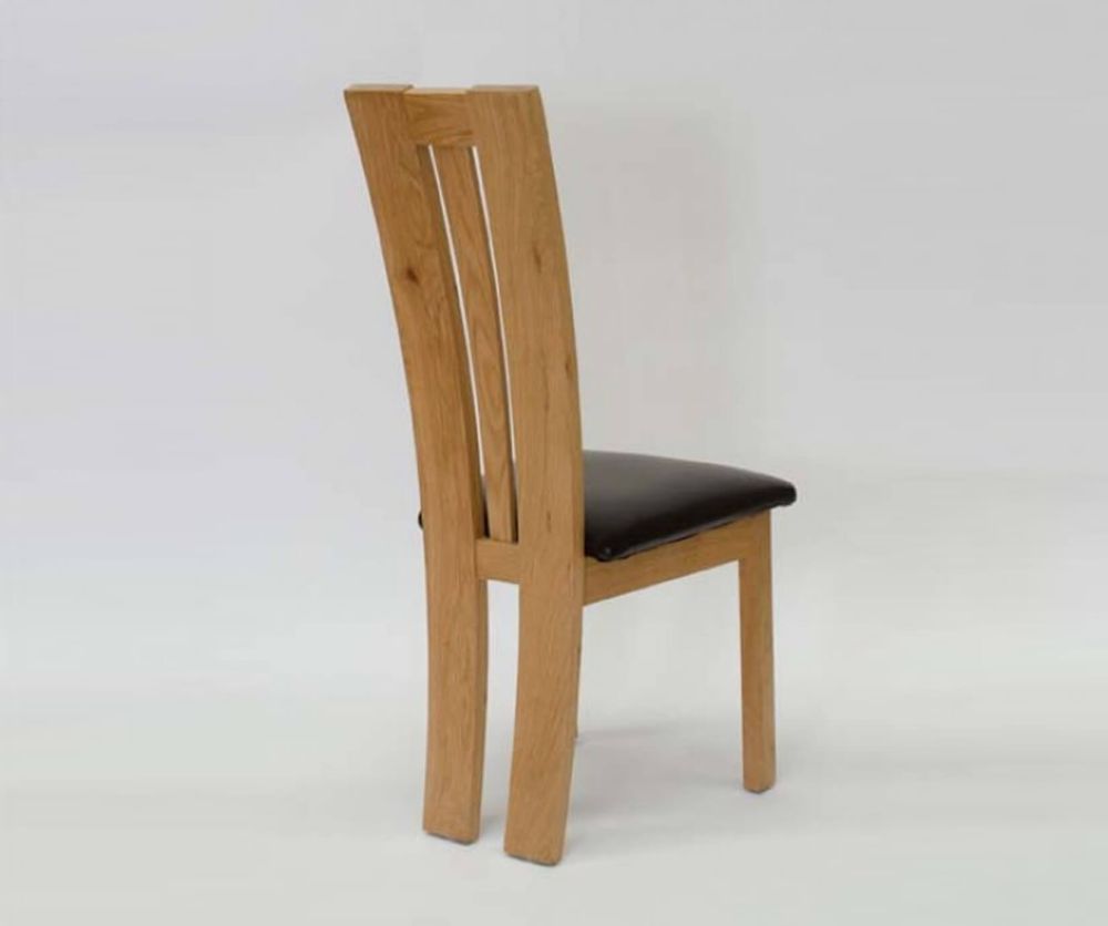 Homestyle GB Venezia Oak Dining Chair in Pair