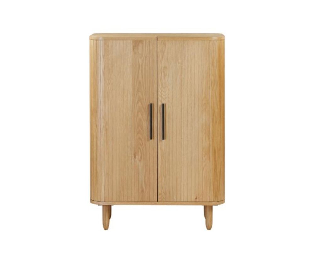 Furniture Link Vermont Oak Drinks Cabinet