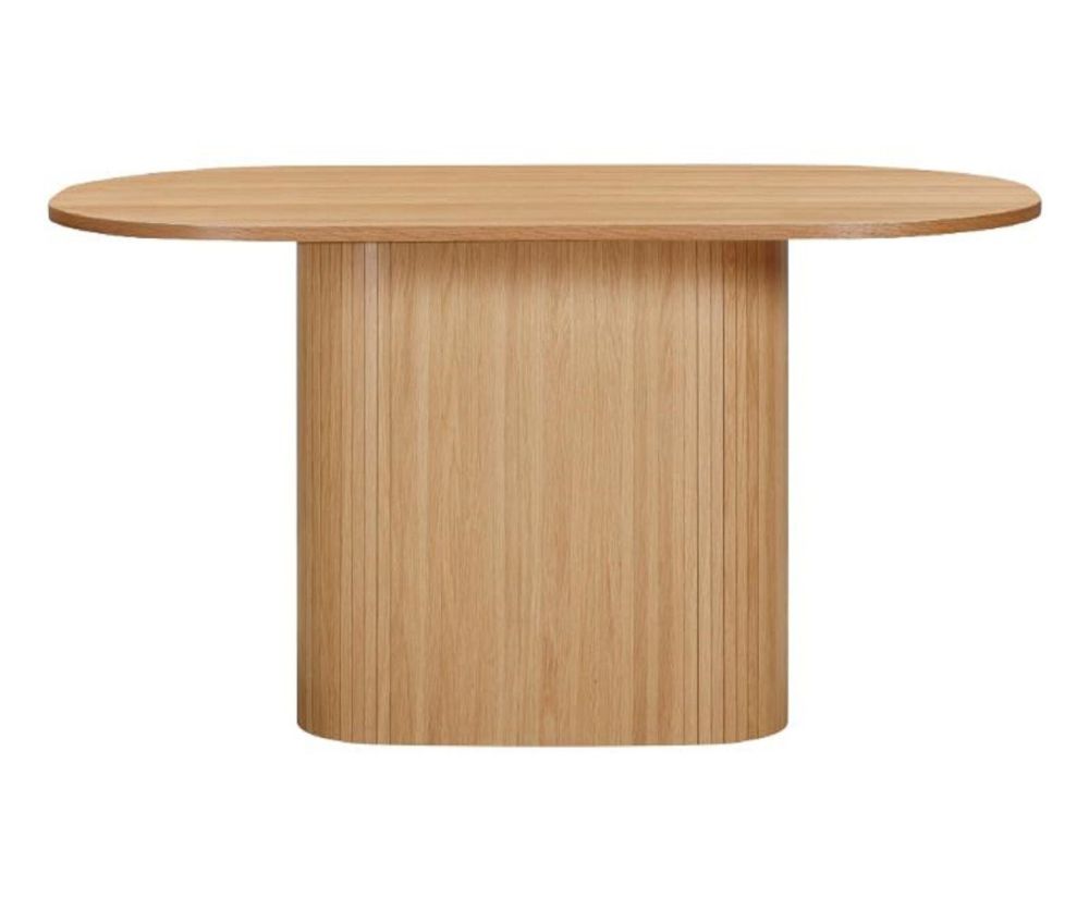 Furniture Link Vermont Oak Oval Dining Table