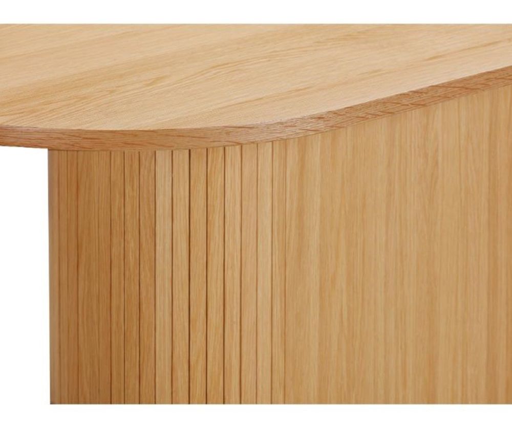 Furniture Link Vermont Oak Oval Dining Table