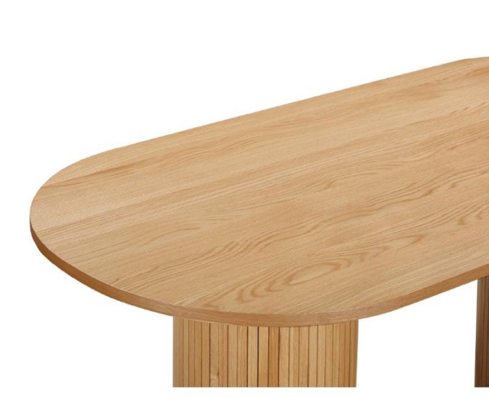 Furniture Link Vermont Oak Oval Dining Table(95cm)