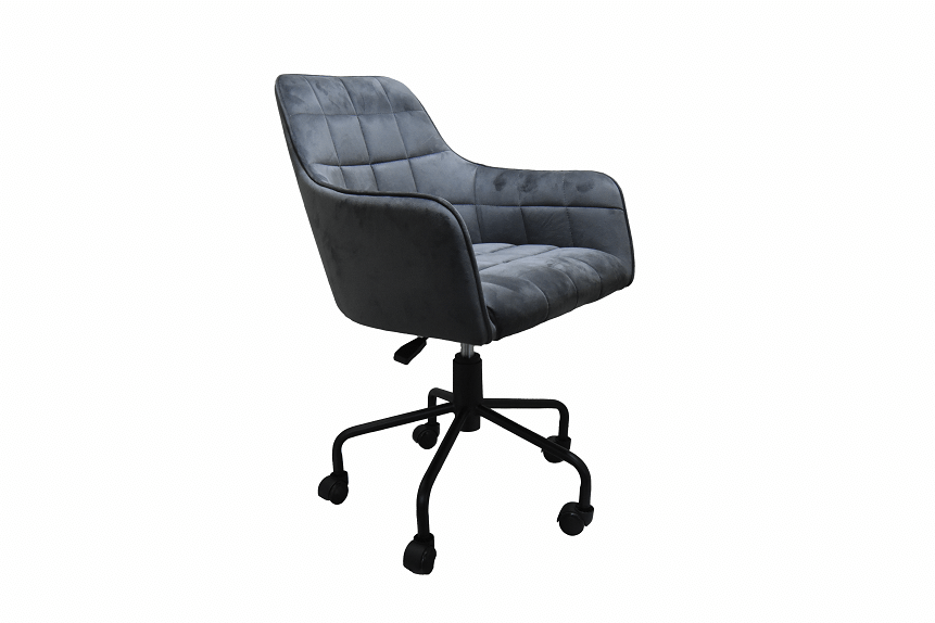 Furniture Link Vienna Grey Swivel Chair