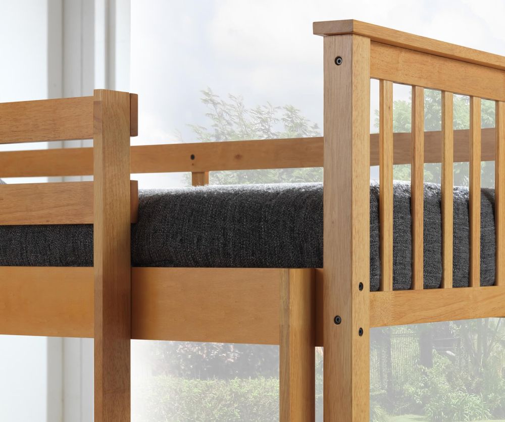 Artisan Beech Wooden Bunk Bed Frame