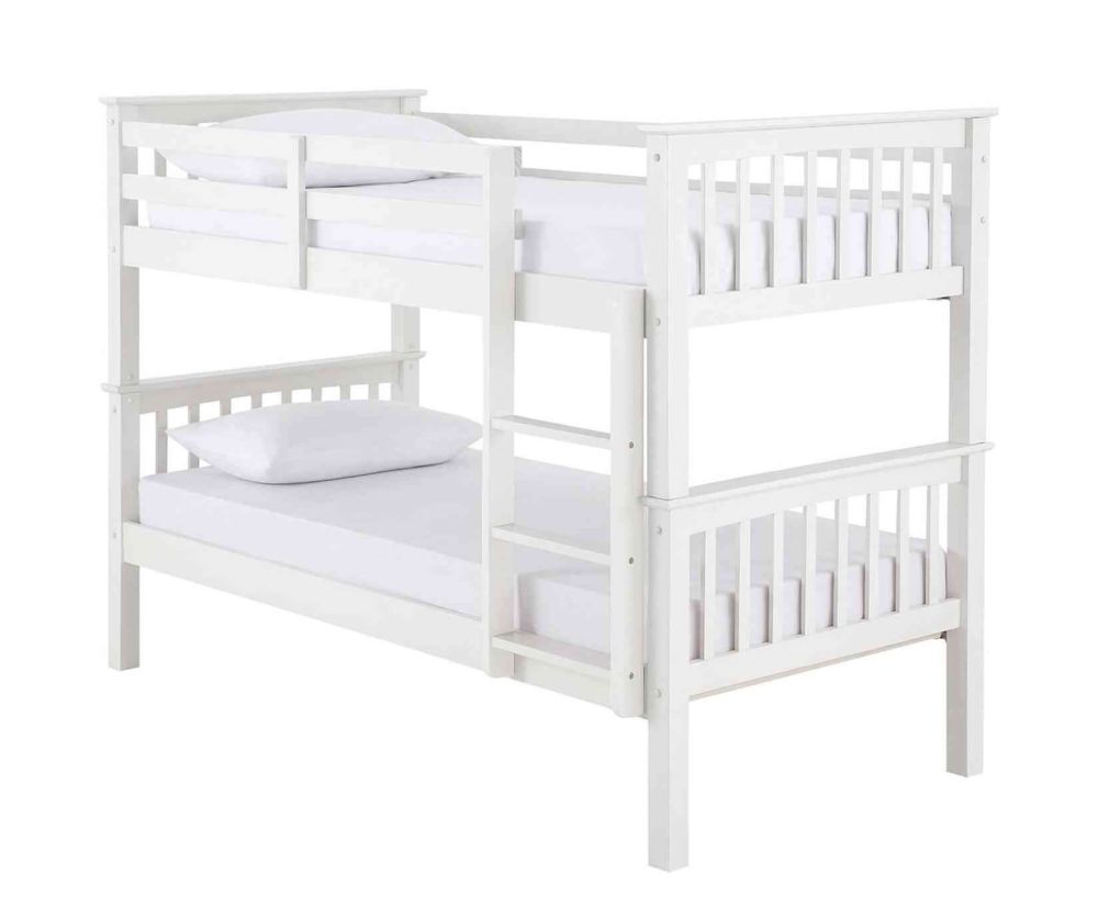 Artisan White Wooden Bunk Bed Frame