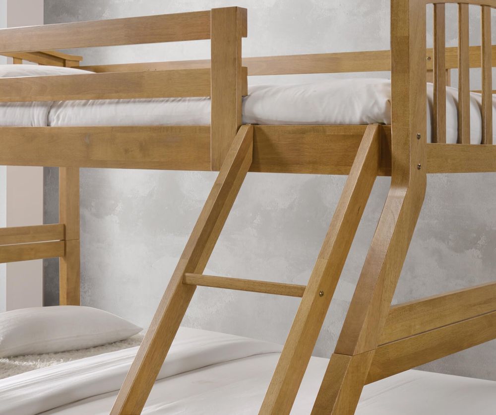 Artisan Oak Three Sleeper Wooden Bed Frame