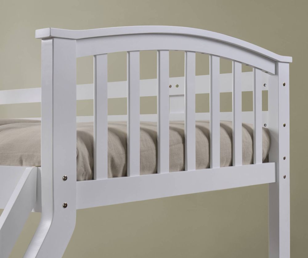 Artisan White Three Sleeper Wooden Bed Frame