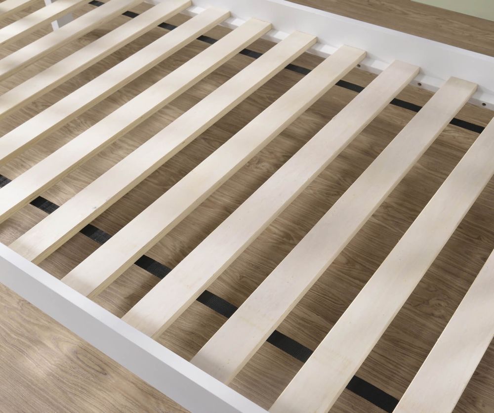 Artisan White Three Sleeper Wooden Bed Frame