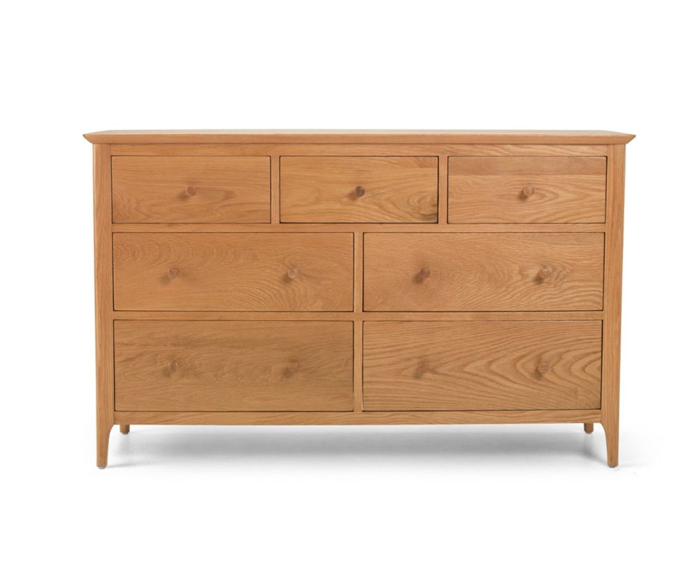 Heritance Corbet Oak 7 Drawer Chest 
