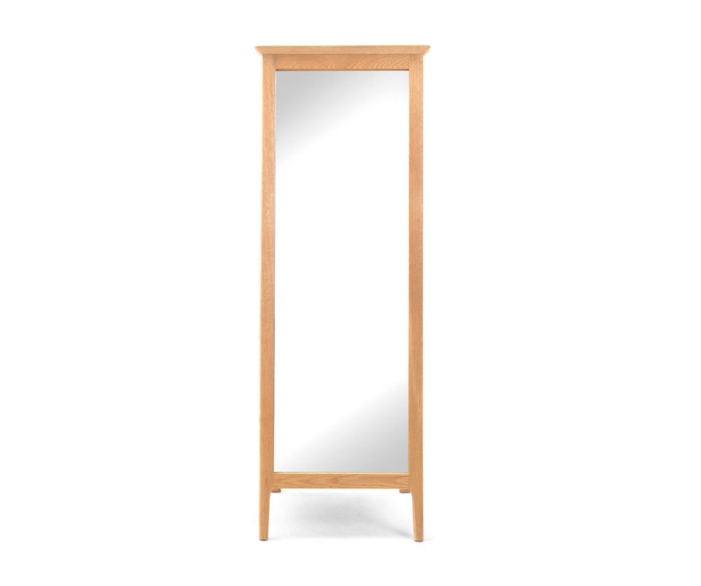 Heritance Corbet Oak Cheval Mirror