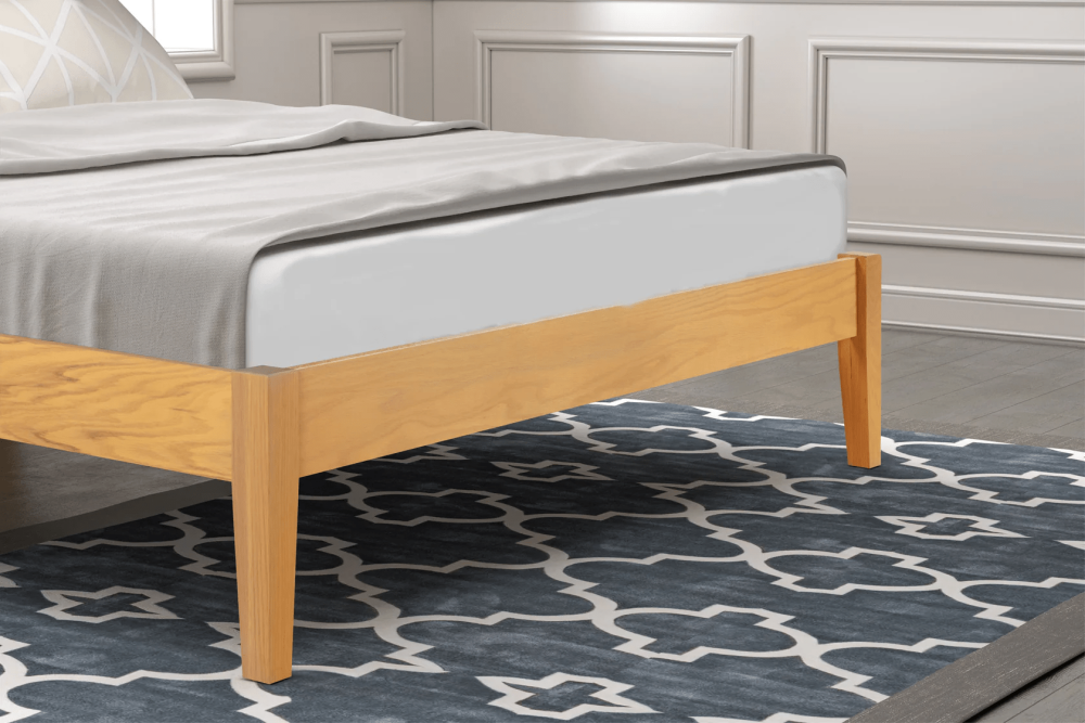 Flintshire Furniture Whelston Herringbone Oak Bed Frame