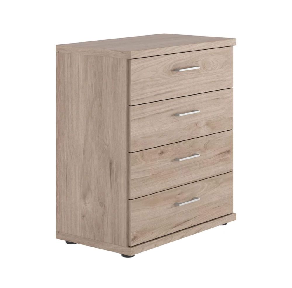 Wiemann Arco Nordic Oak Wide 4 Drawer Chest