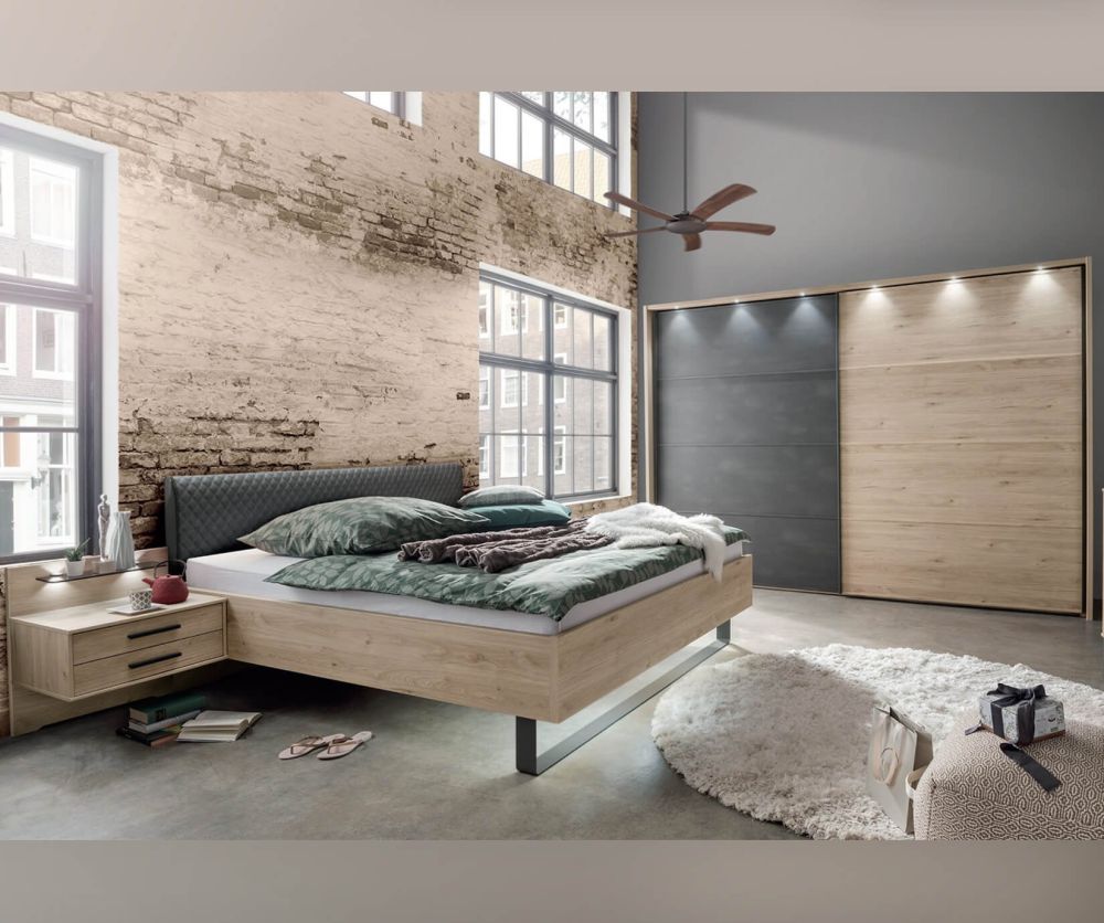 Wiemann Brussels 2 Drawer Bedside Cabinet