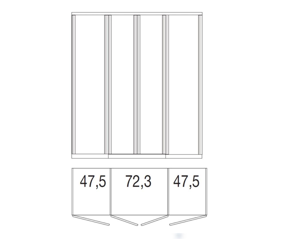 Wiemann Luxor3 Wooden 4 Door Wardrobe