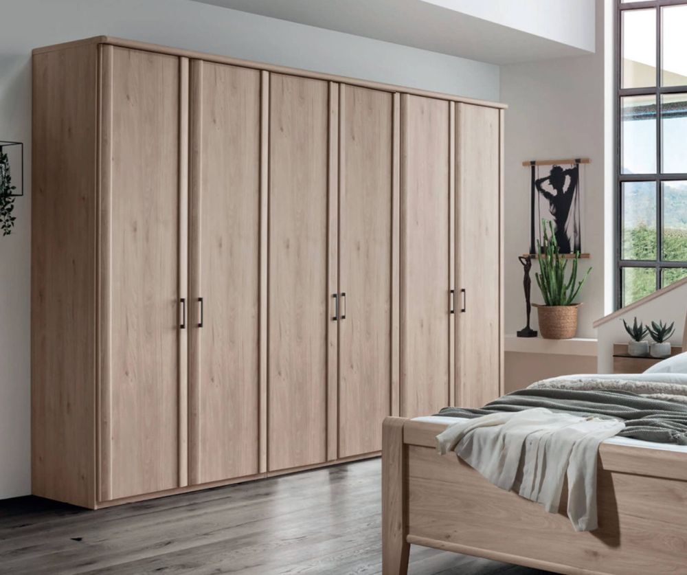Wiemann Luxor3 Wooden 6 Door Wardrobe