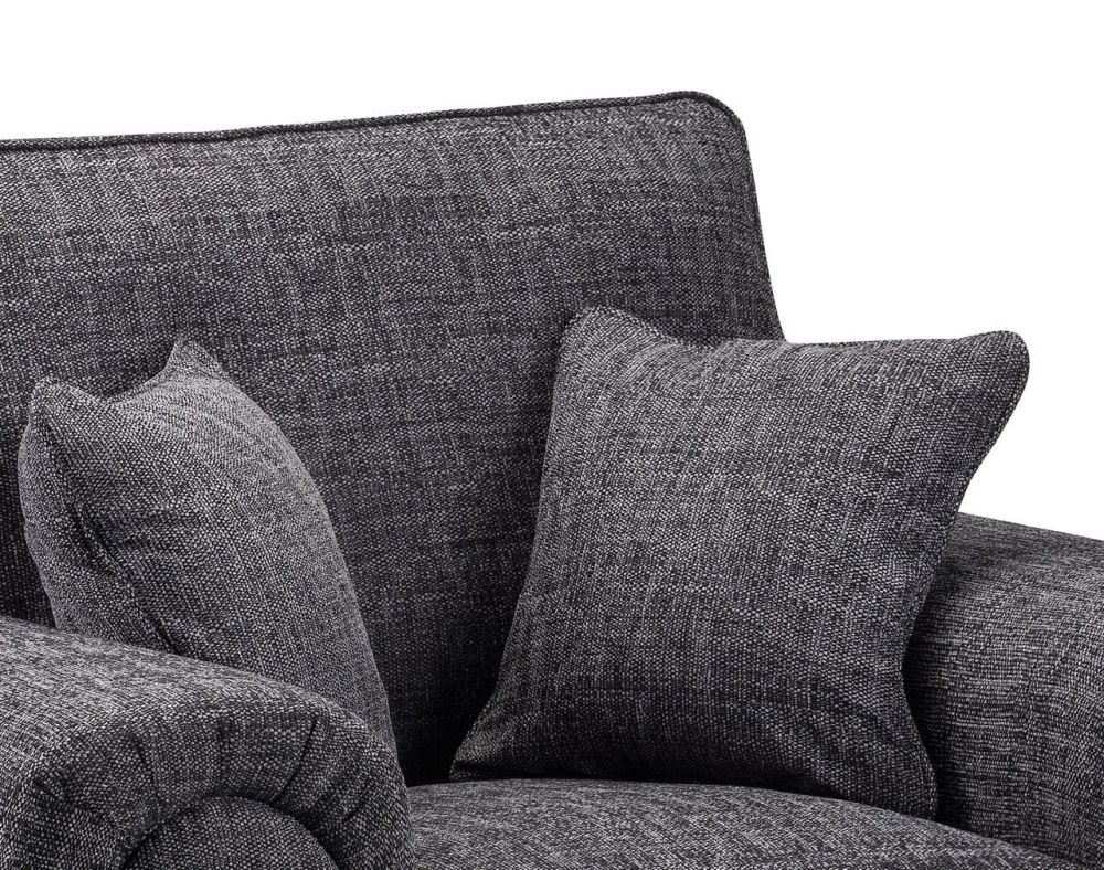 Gather Grey Fabric 3+2 Sofa Set