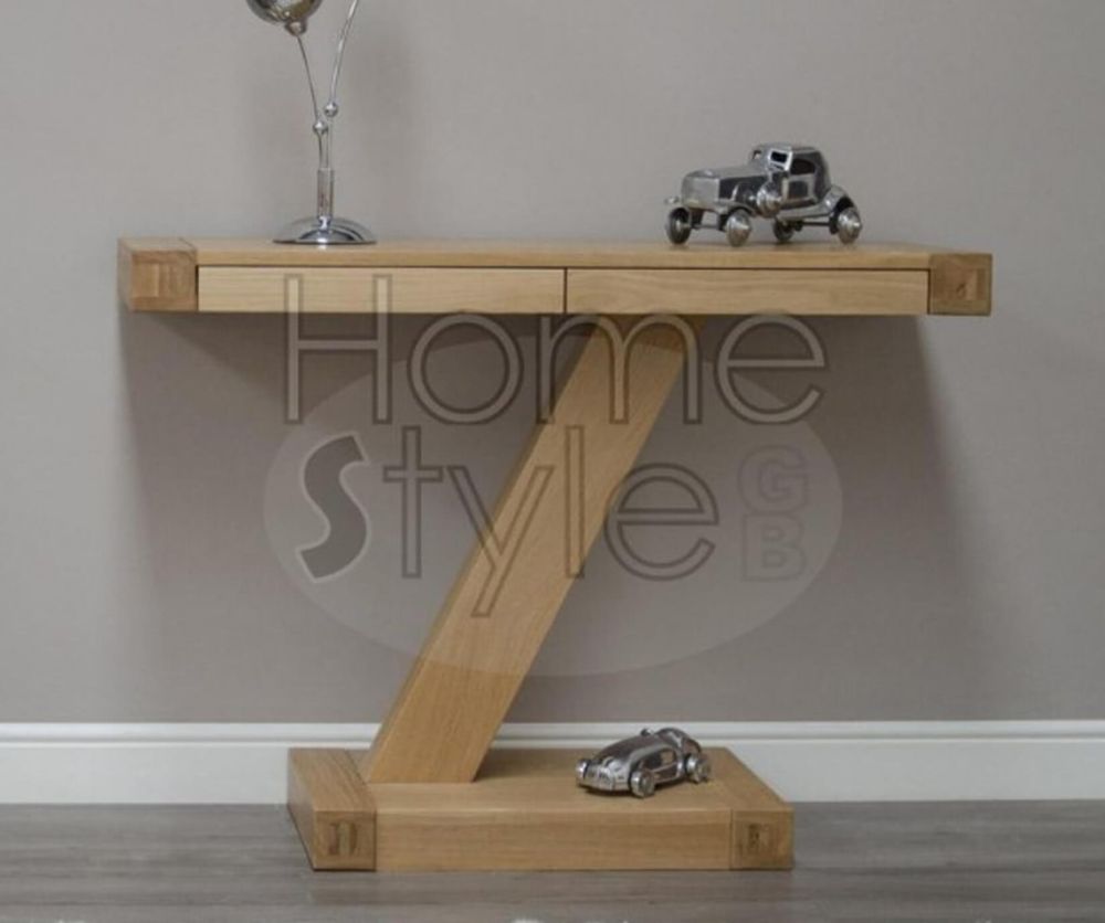 Homestyle GB Z Oak Designer Modern Console Table