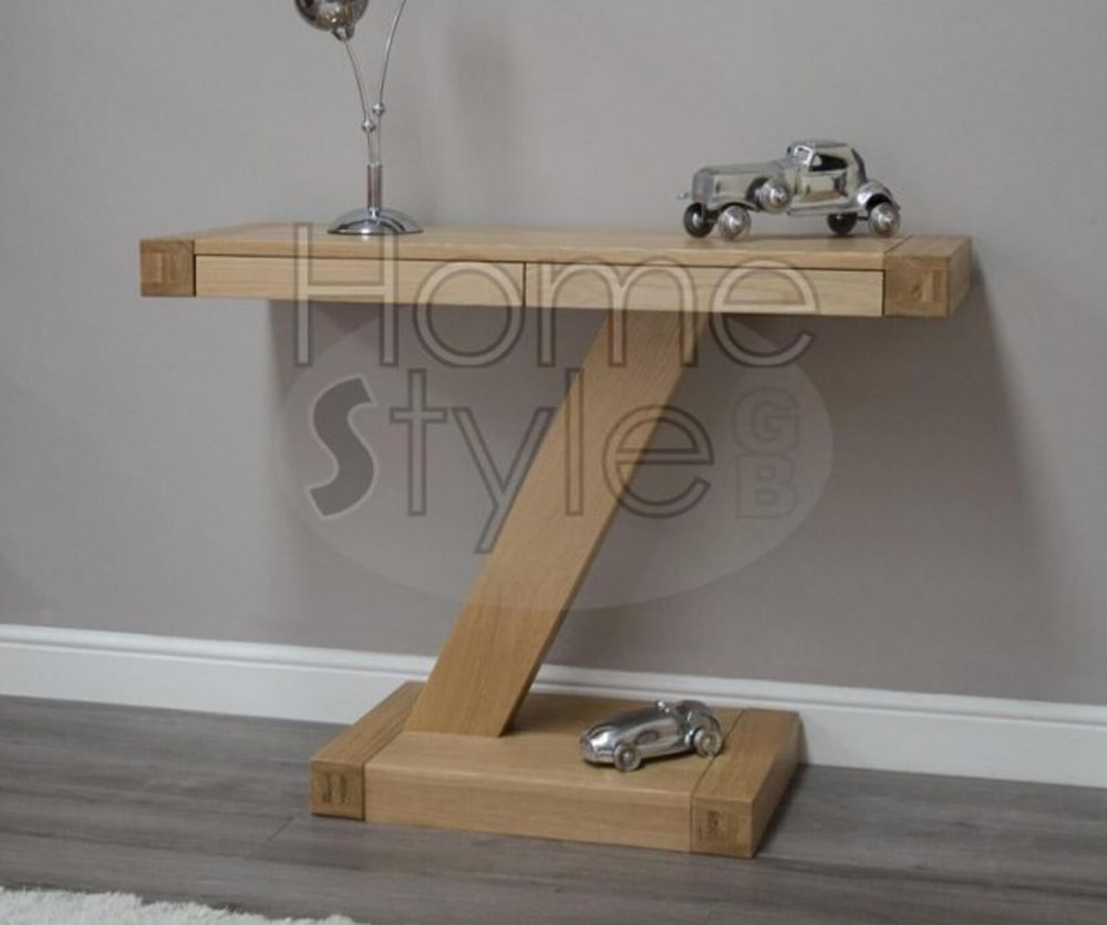 Homestyle GB Z Oak Designer Modern Console Table