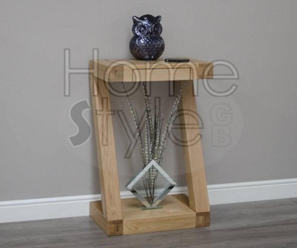 Homestyle GB Z Oak Designer Small Console Table