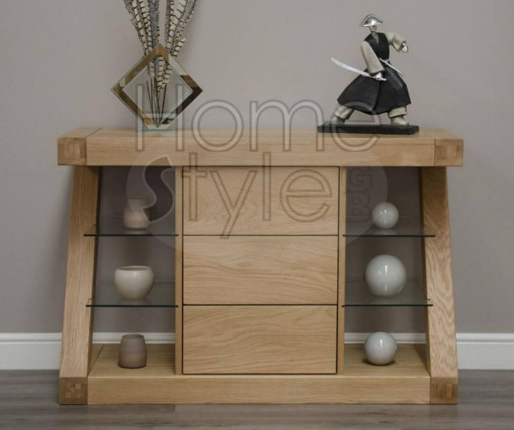 Homestyle GB Z Oak Designer Small Sideboard