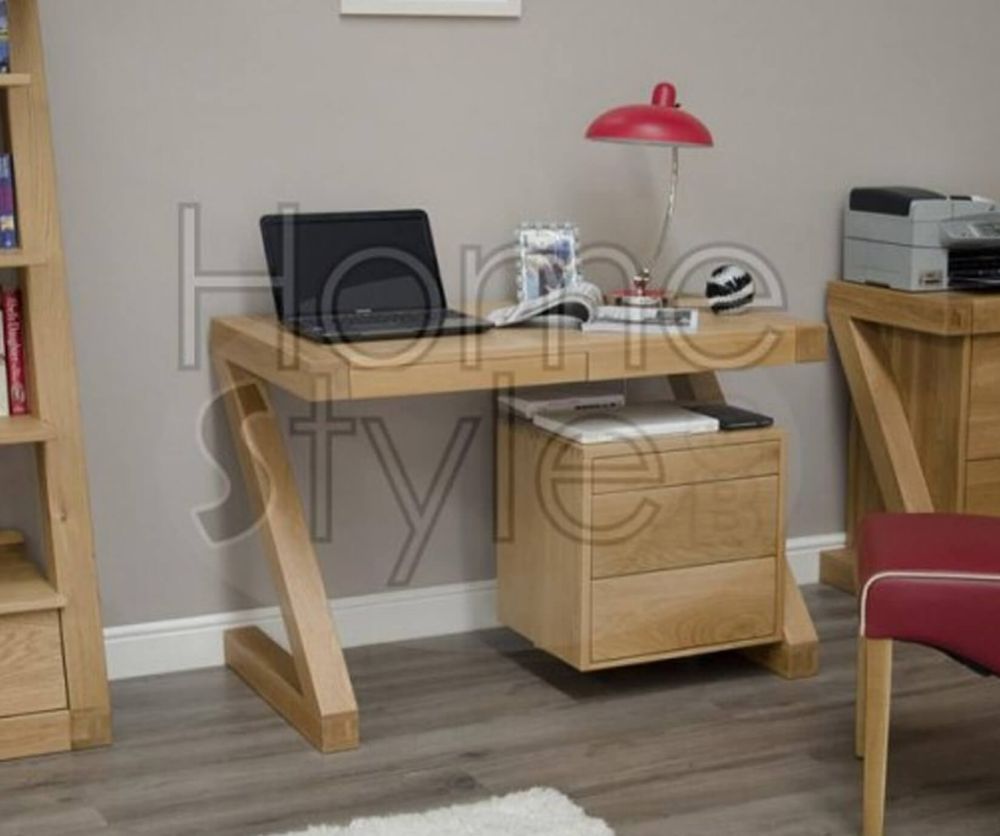 Homestyle GB Z Oak Designer Small Computer Desk